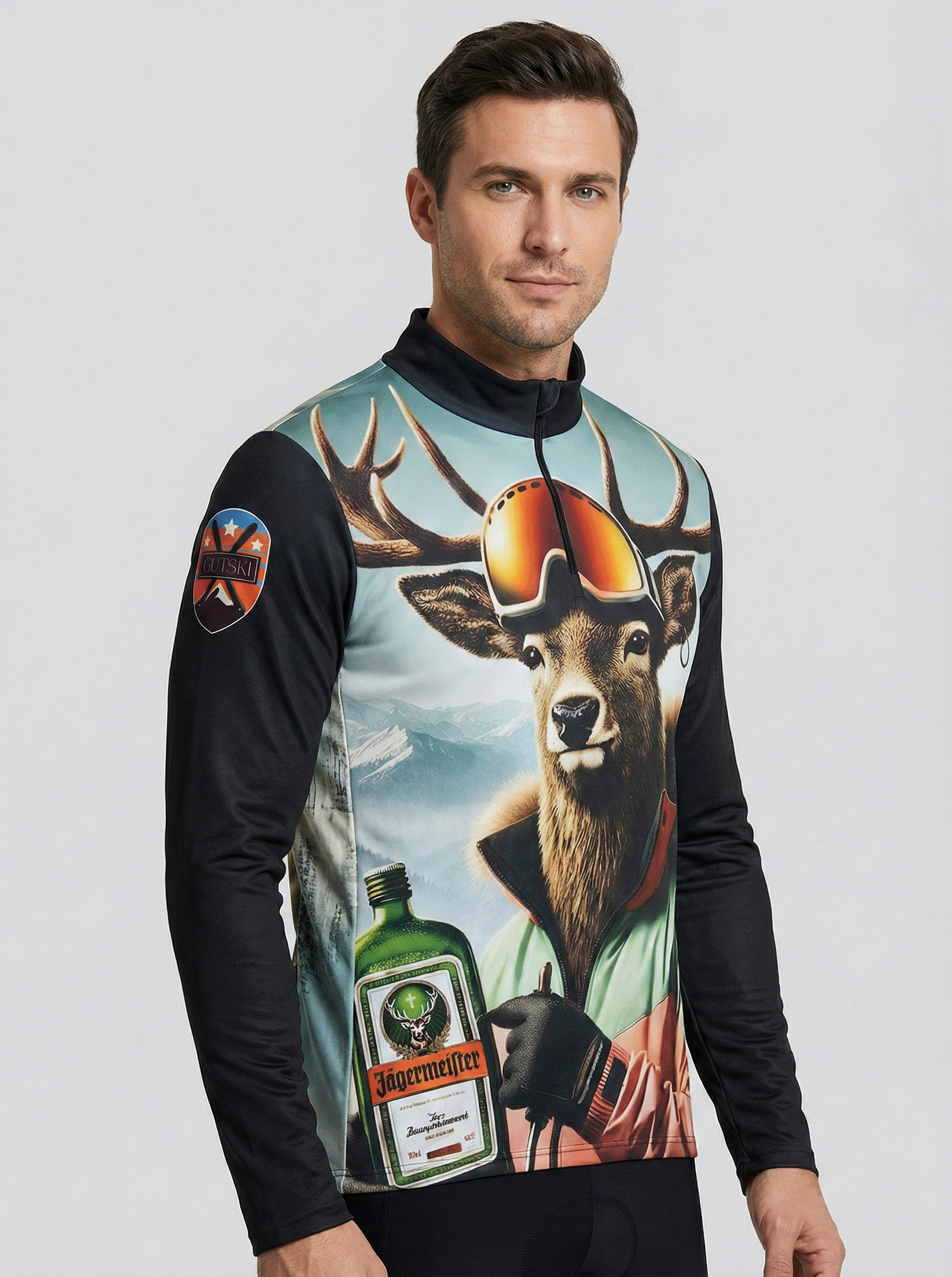 Flying Hirsch - Zwart